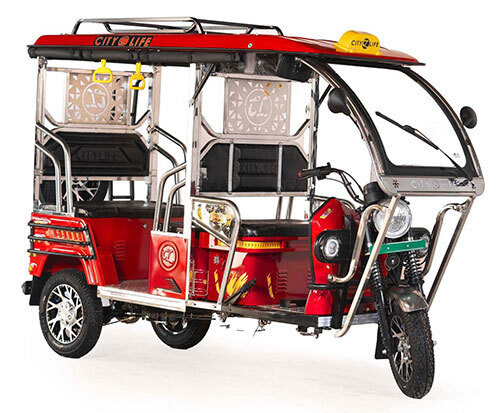 E-force Passenger E-Rickshaw Model In 5 Batteries In Lead Acid Batteries In 60volt 5