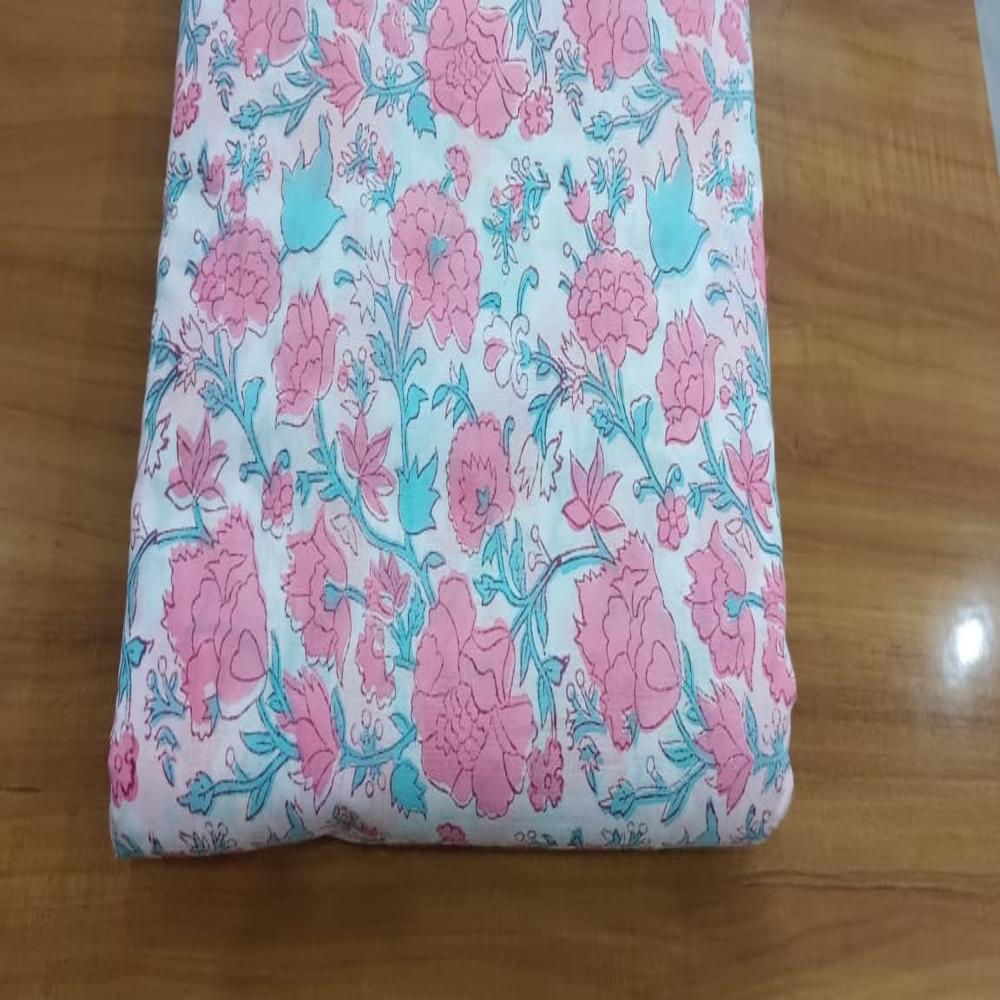 Block Printed Cotton fabric