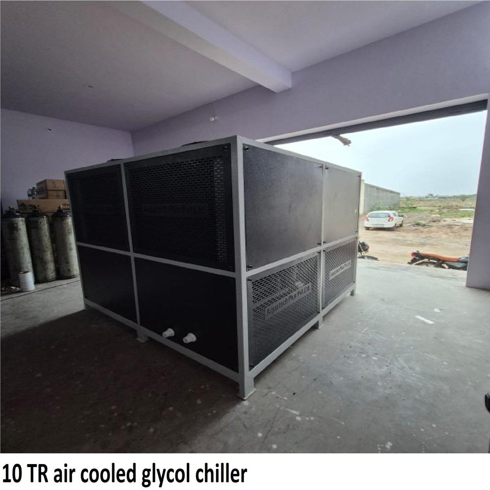 10 Tr Air Cooled Glycol Chiller - Application: Chilling Water