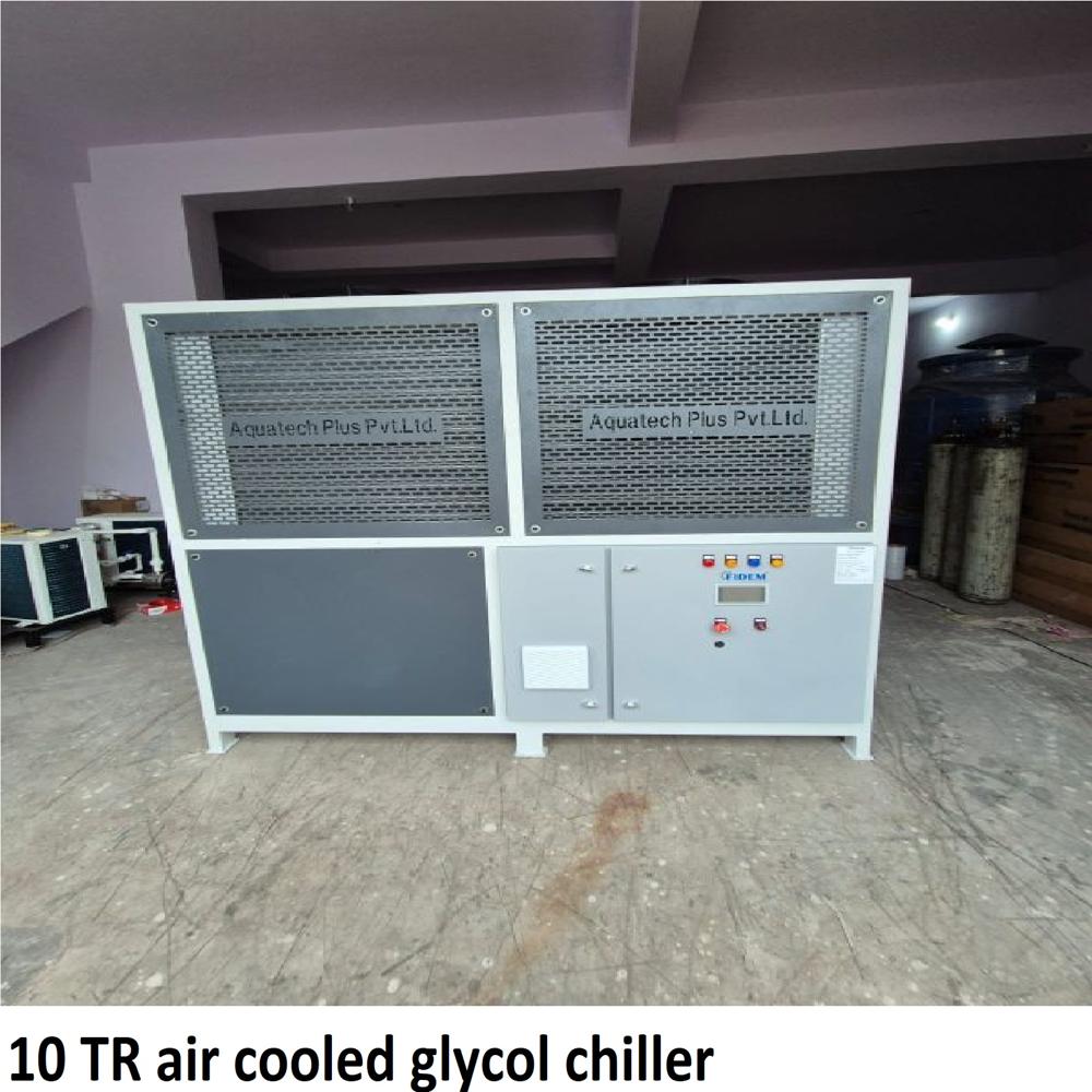 10 TR air cooled glycol chiller