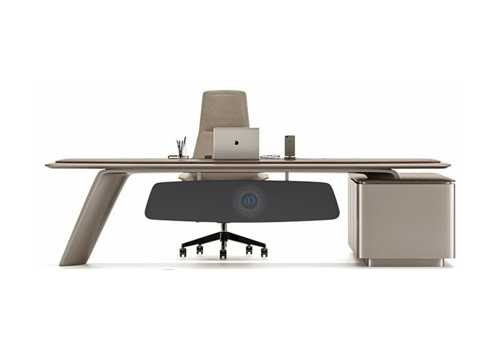 Office Table With Storage Unit - Assembly: No Assembly Required