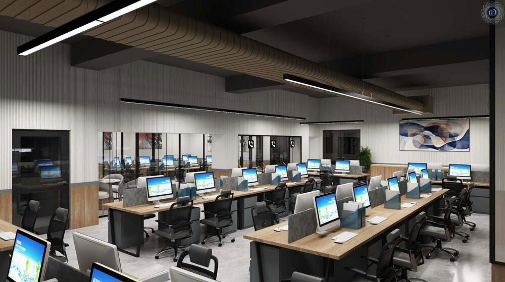 Modern Office Workstation By Omnific Fitouts Llp
