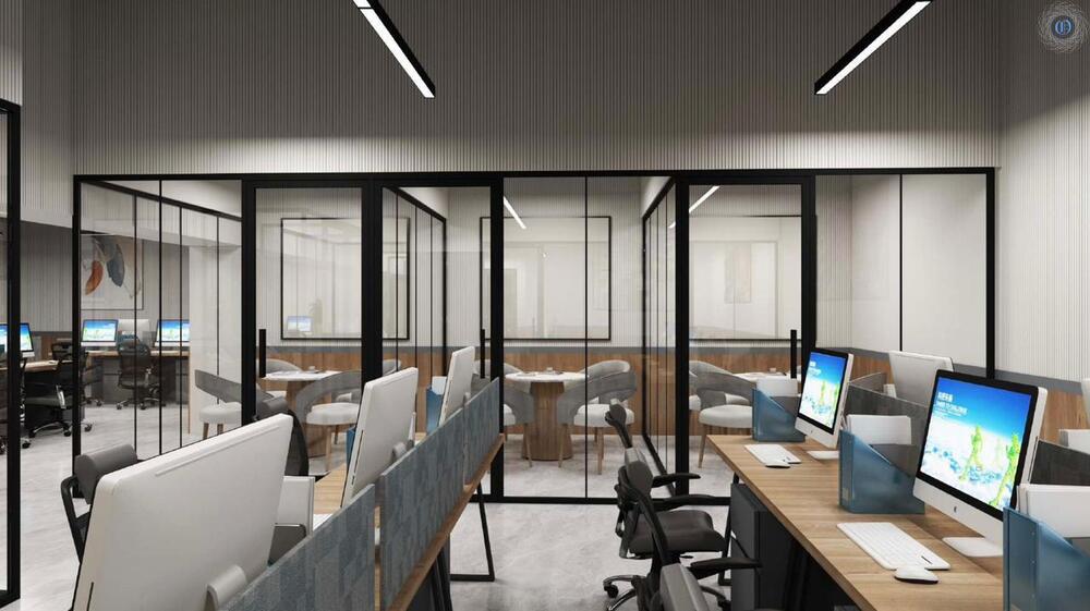 Modern Office Workstation By Omnific Fitouts Llp