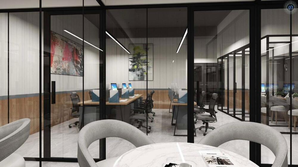 Modern Office Workstation By Omnific Fitouts Llp