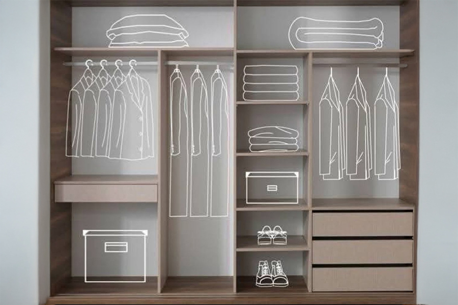 Fancy Wooden Wardrobe - Design: Modern