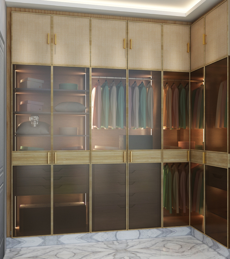 Fancy Wooden Wardrobe