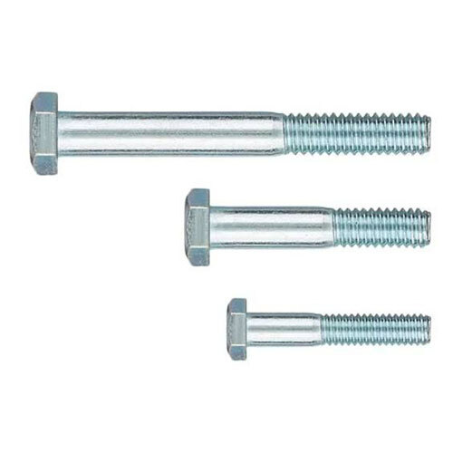 Half Thread Bolt - Color: Silver