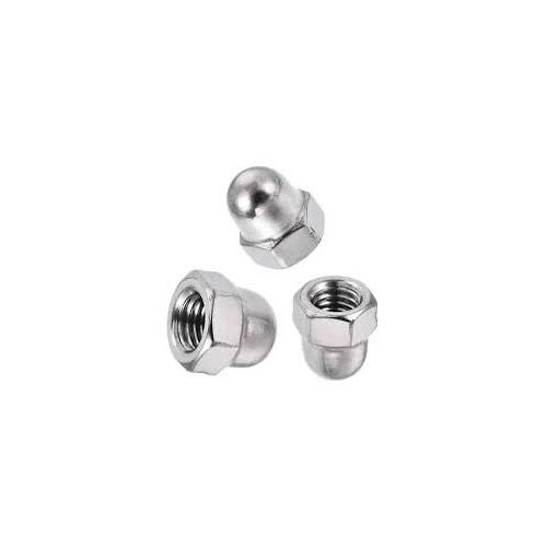 Dome Nut - Color: Silver