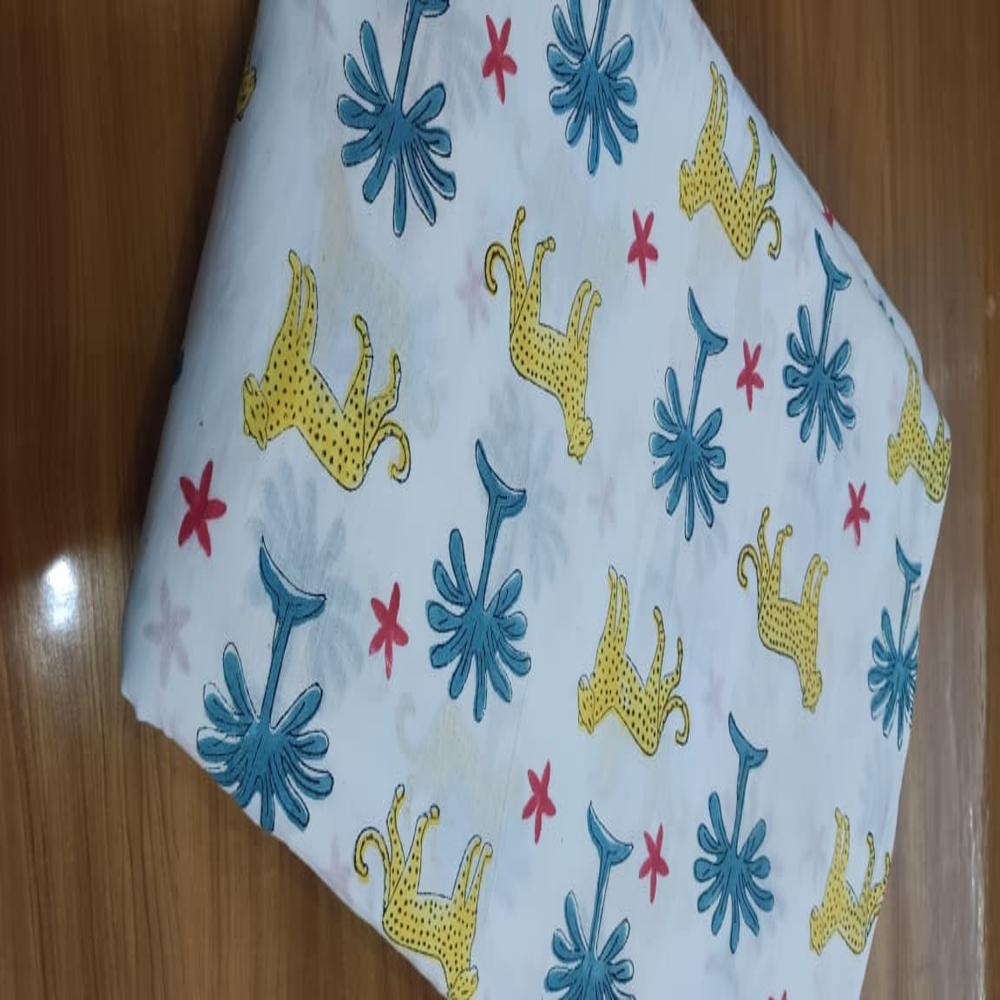 Beautiful Hand Block printed cotton Fabric