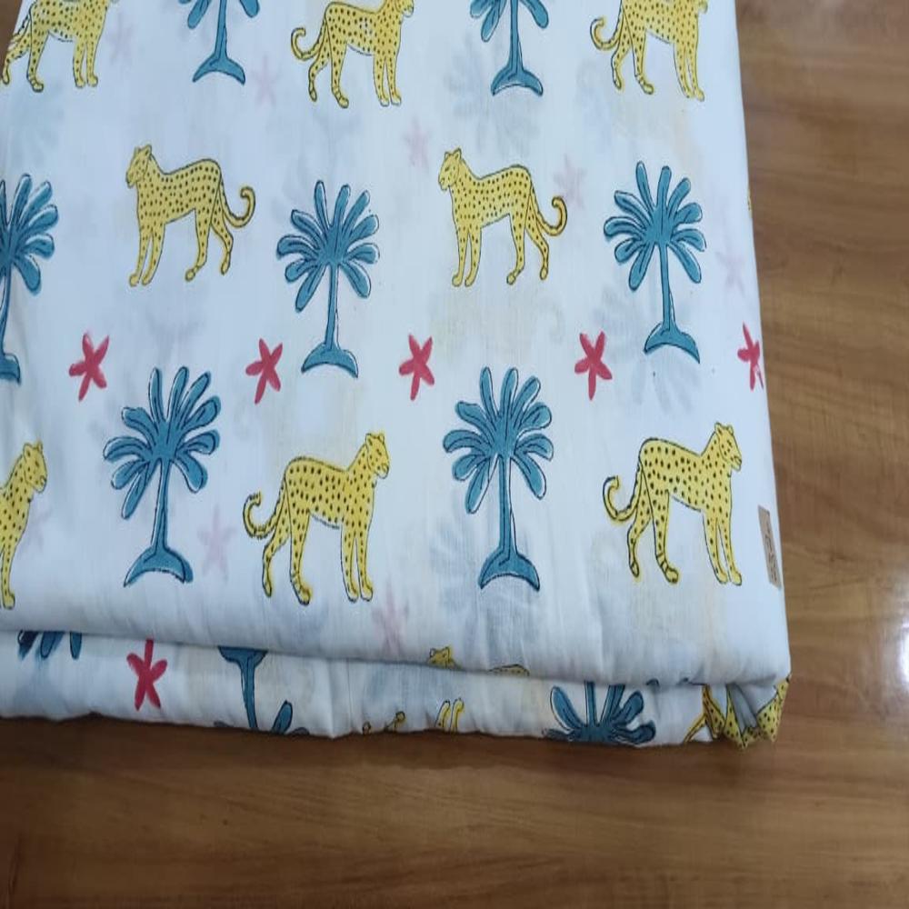Beautiful Hand Block printed cotton Fabric