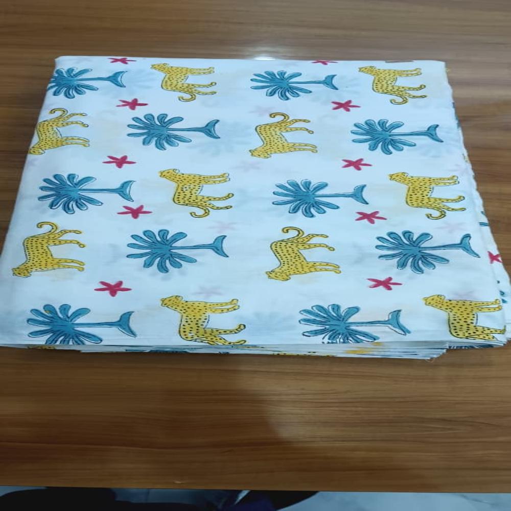 Beautiful Hand Block printed cotton Fabric