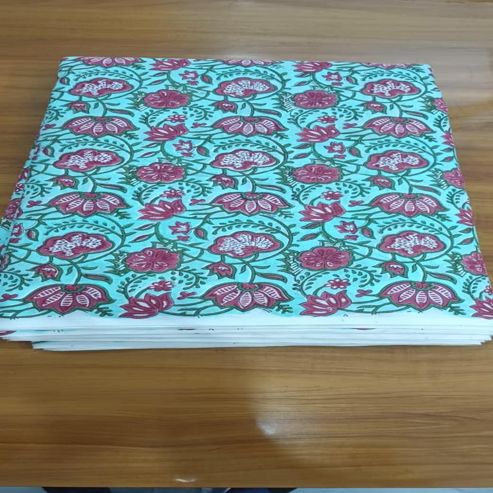 Sanganeri Hand Block Printed Cotton Fabric