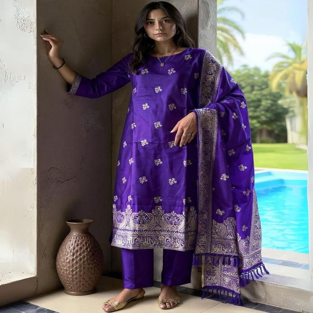 Purple Deepti Suit