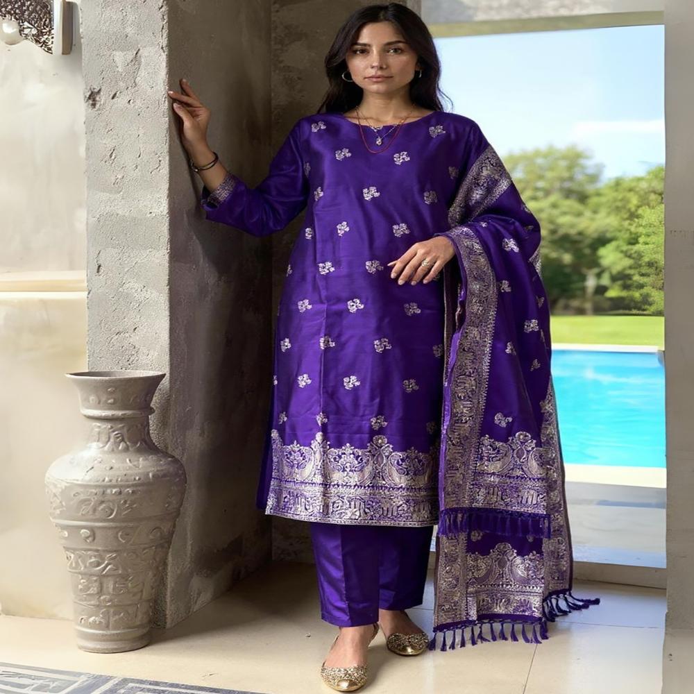 Purple Deepti Suit