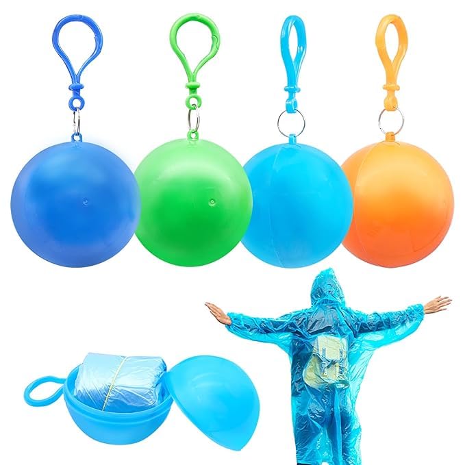Plastic Raincoat Ball - Color: Multi Colour