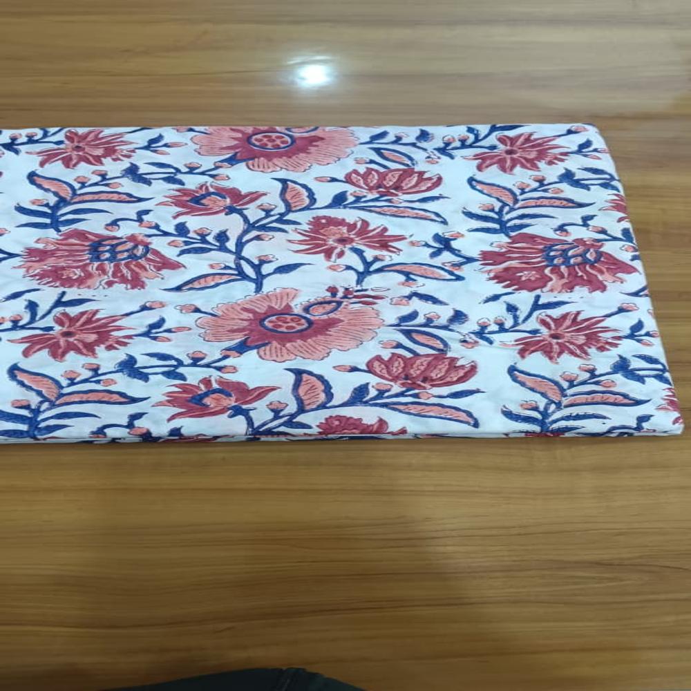Jaipuri Hand Block Printed Fabric