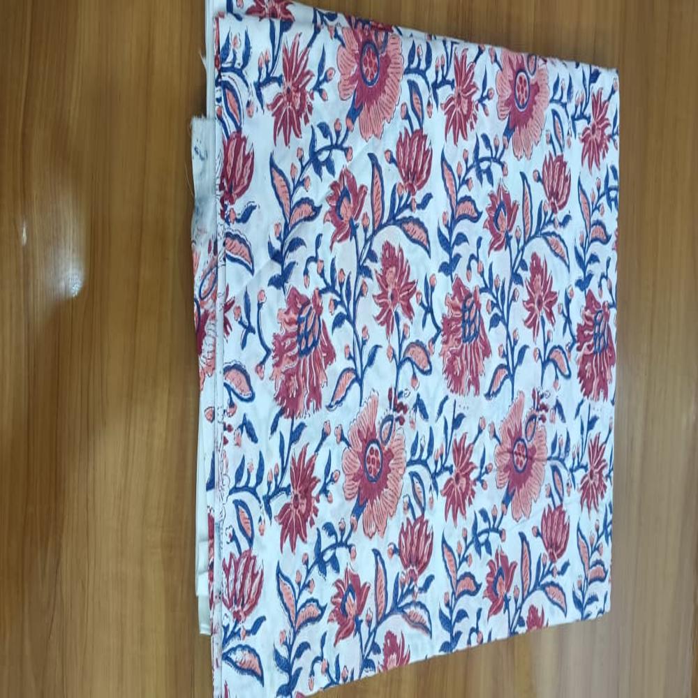 Jaipuri Hand Block Printed Fabric