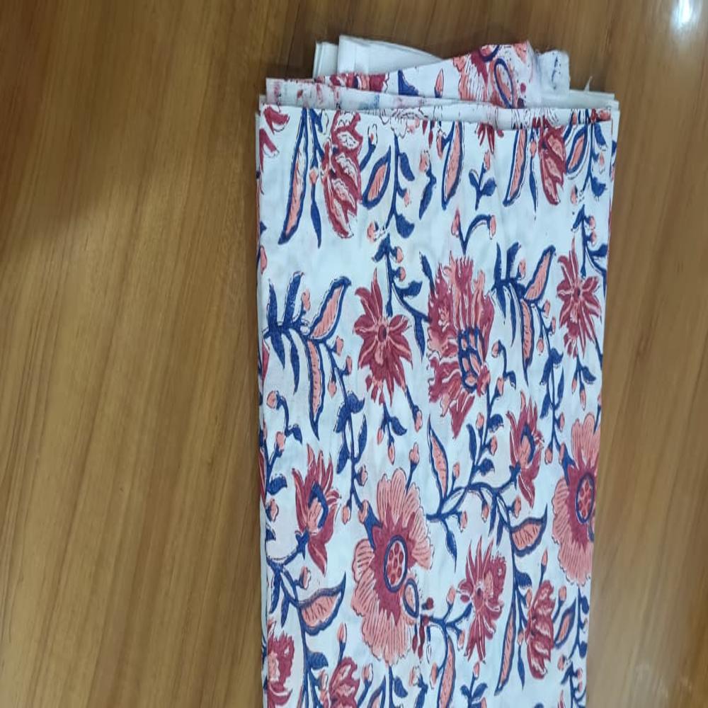 Jaipuri Hand Block Printed Fabric