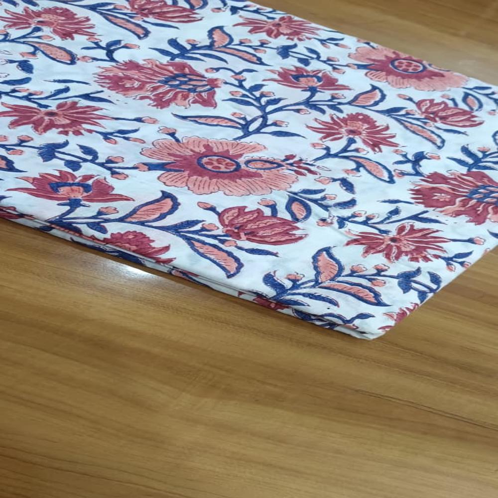 Jaipuri Hand Block Printed Fabric