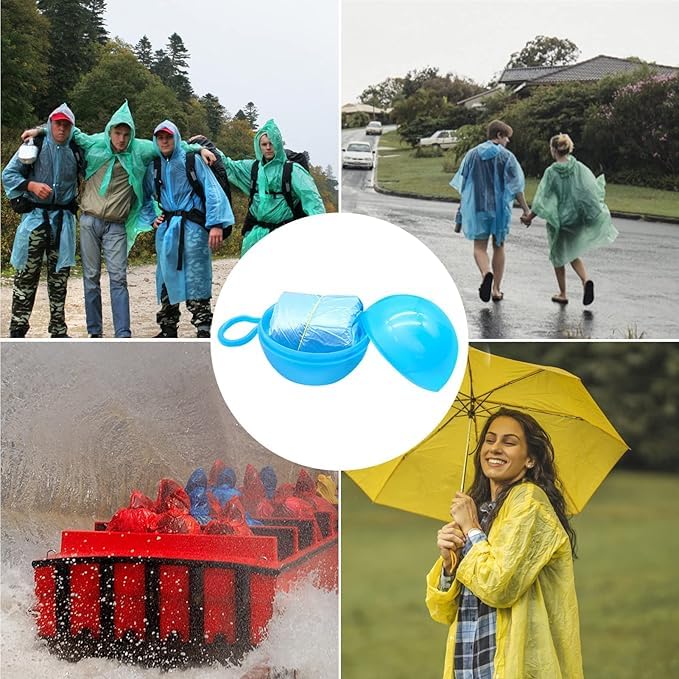 Plastic Raincoat Ball - Color: Multi Colour