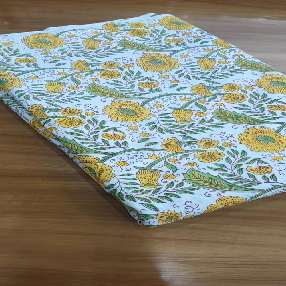 Hand Block Printed Fabric - Color: Multi