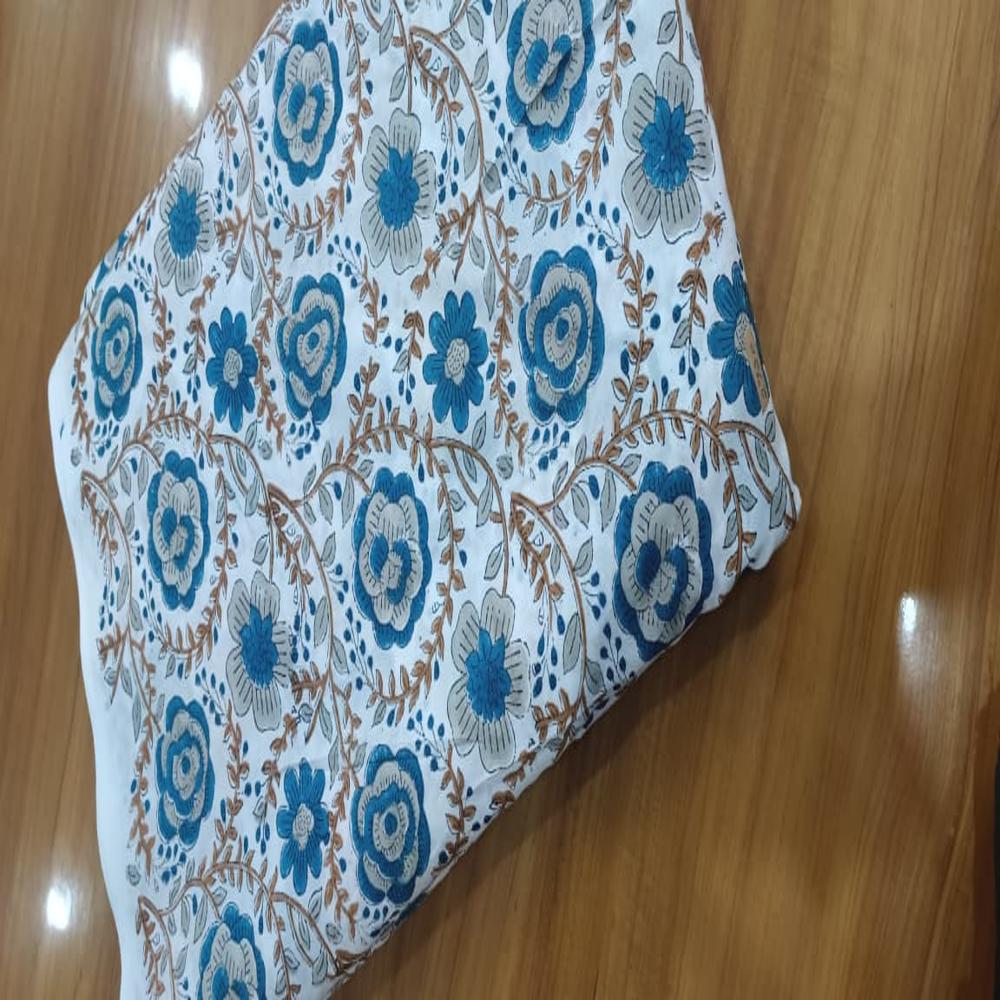 Jaipuri Hand Block Printed Cotton Fabric