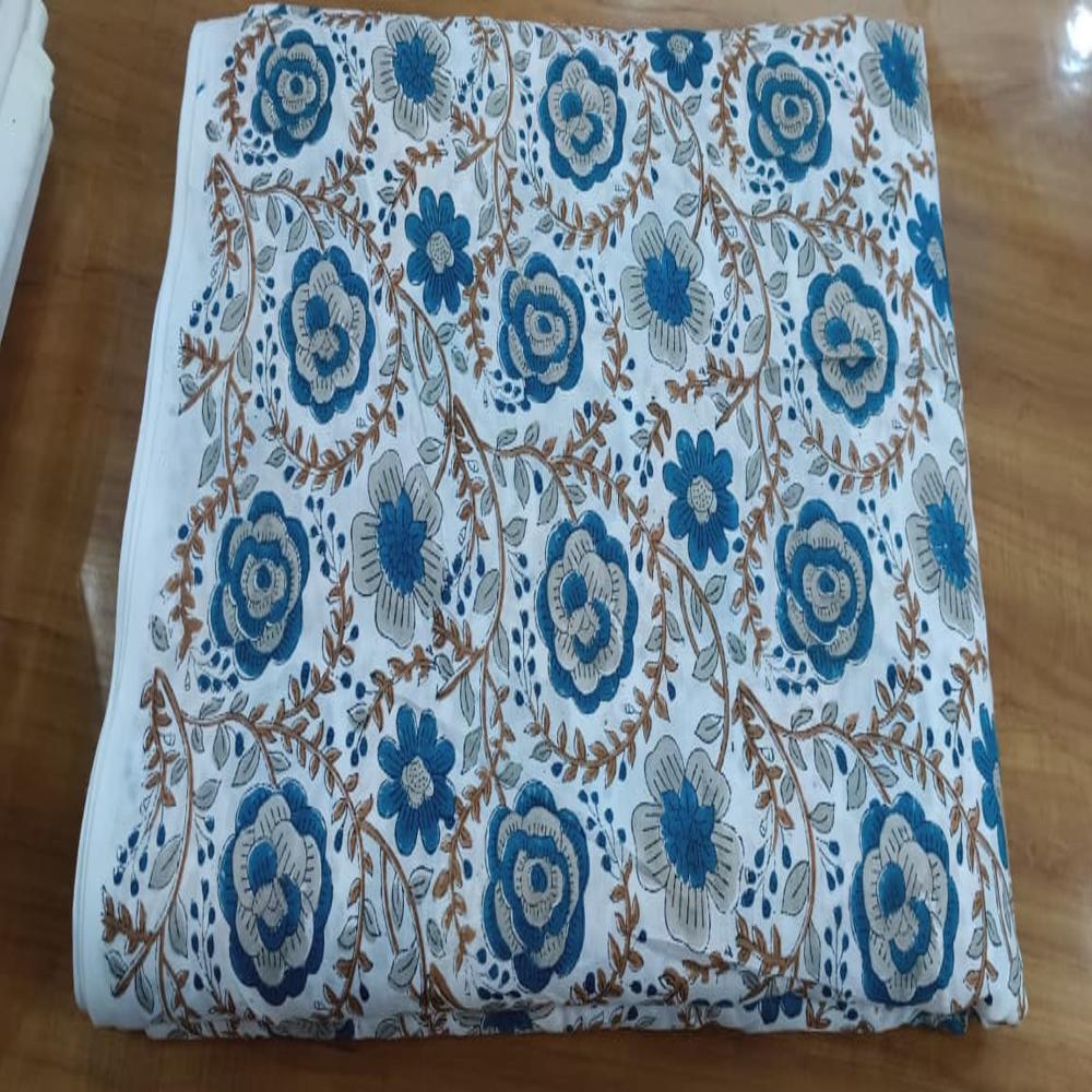 Jaipuri Hand Block Printed Cotton Fabric
