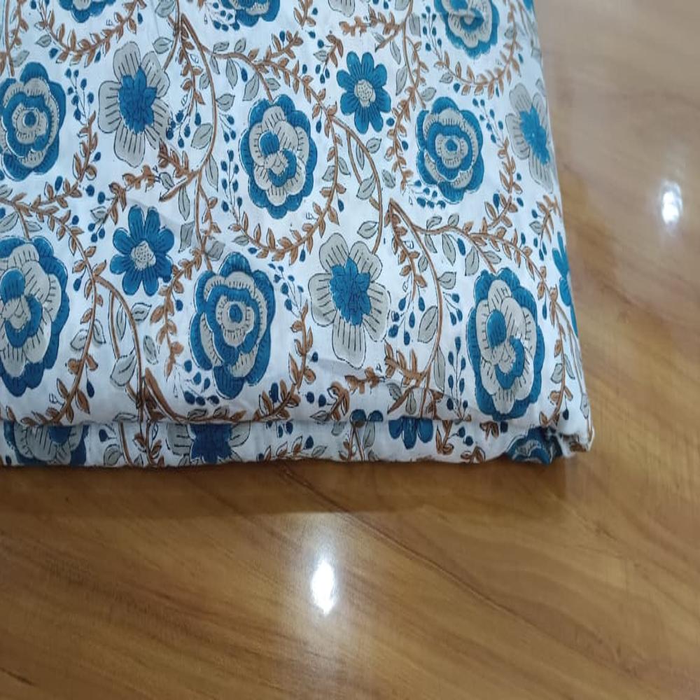 Jaipuri Hand Block Printed Cotton Fabric