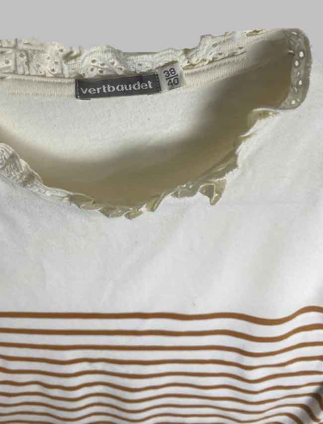 W13388 Ladies Striped Top