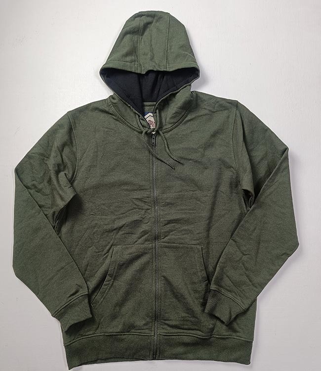 M11447 Mens Hooded Full Zipper n Pullover Sweatshirts