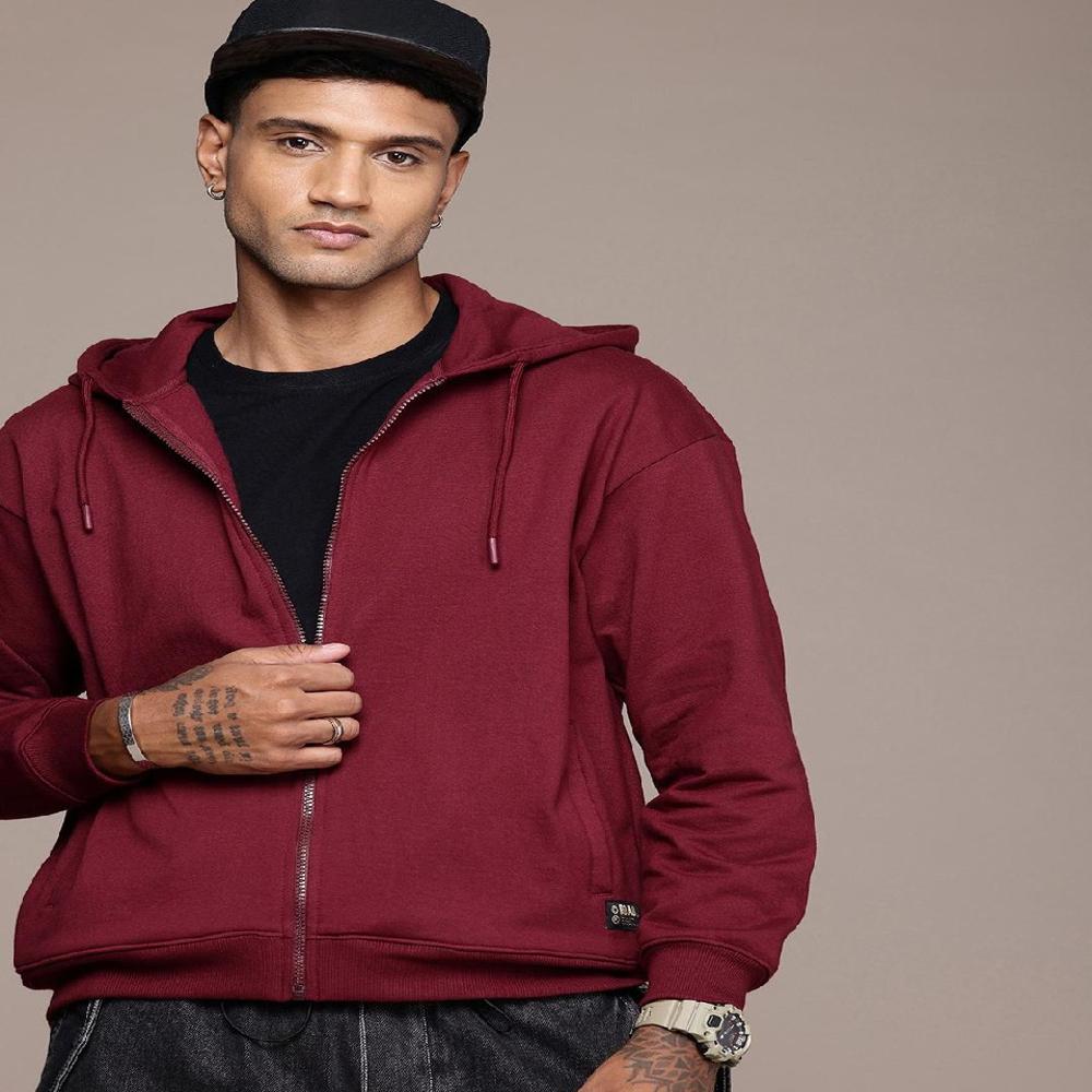 M11447 Mens Hooded Full Zipper n Pullover Sweatshirts