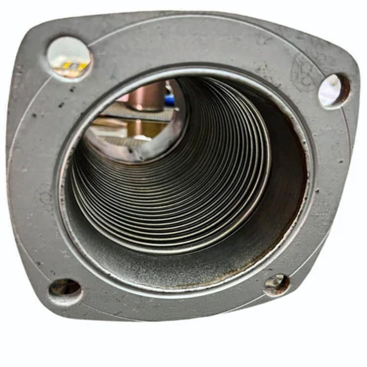 Earthmoving Machine Expansion Bellows - Color: Silver