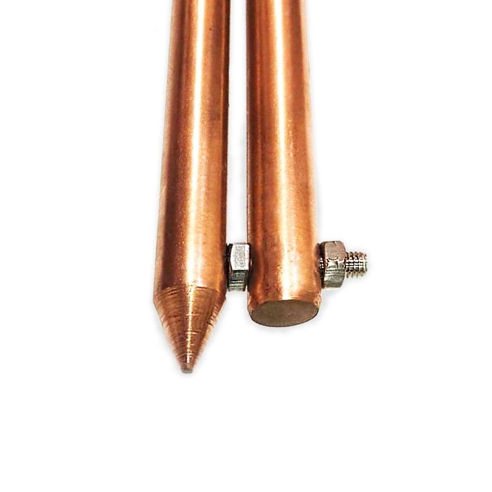 Copper Earthing Rod - Color: Silver