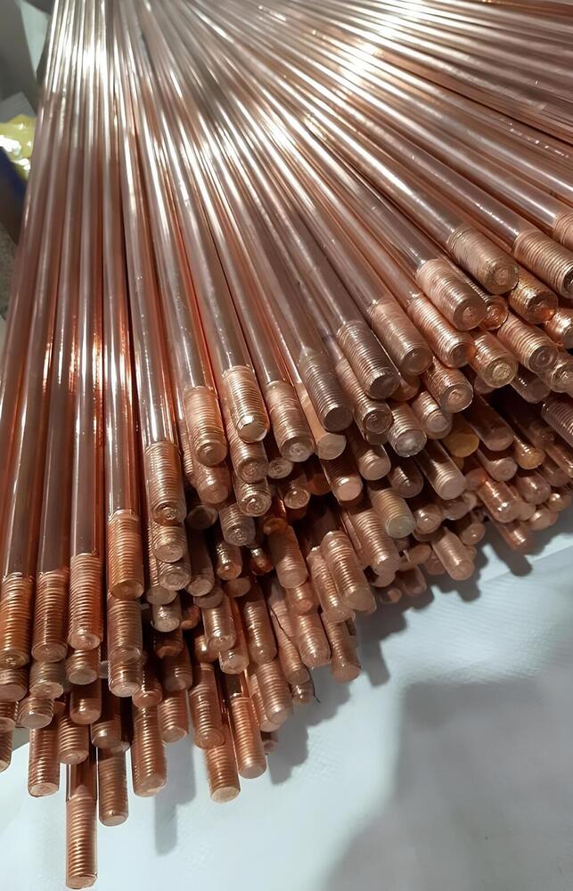 Copper Earthing Rod - Color: Silver