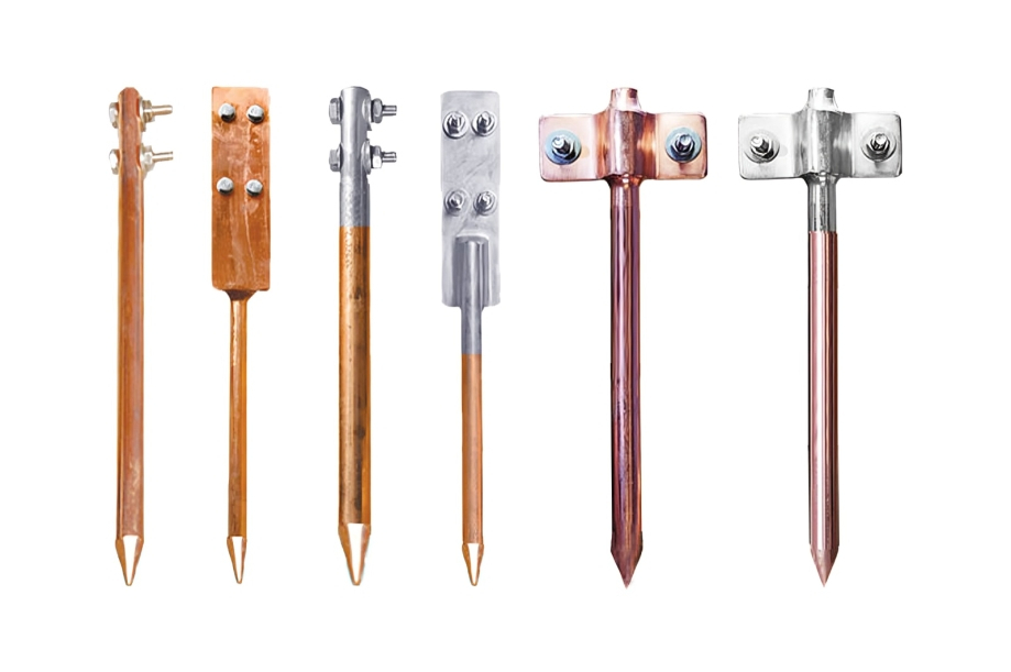 Copper Earthing Rod - Color: Silver