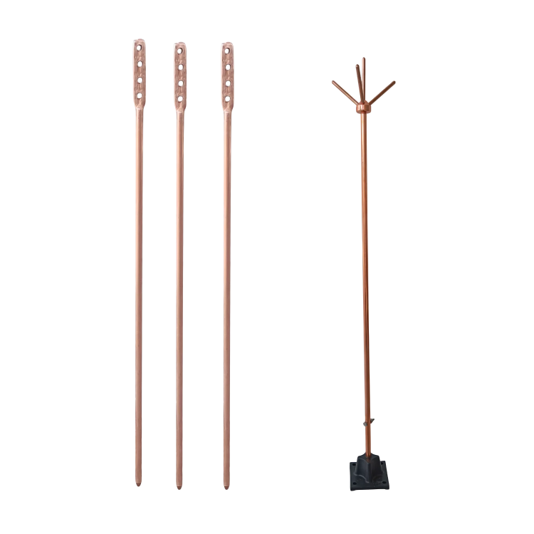Copper Earthing Rod - Color: Silver