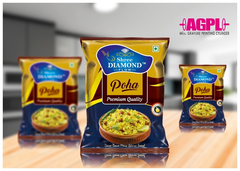 Poha Packaging Pouch - Coating Type: Laminated Coating