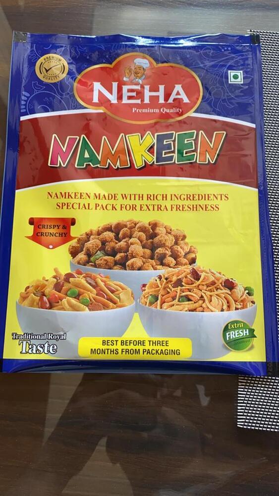 Namkeen Packaging Pouch - Coating Type: Laminated Coating