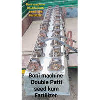 Boni Machine Double Patti Seed Kum Fartilizer - Color: As Per Availability
