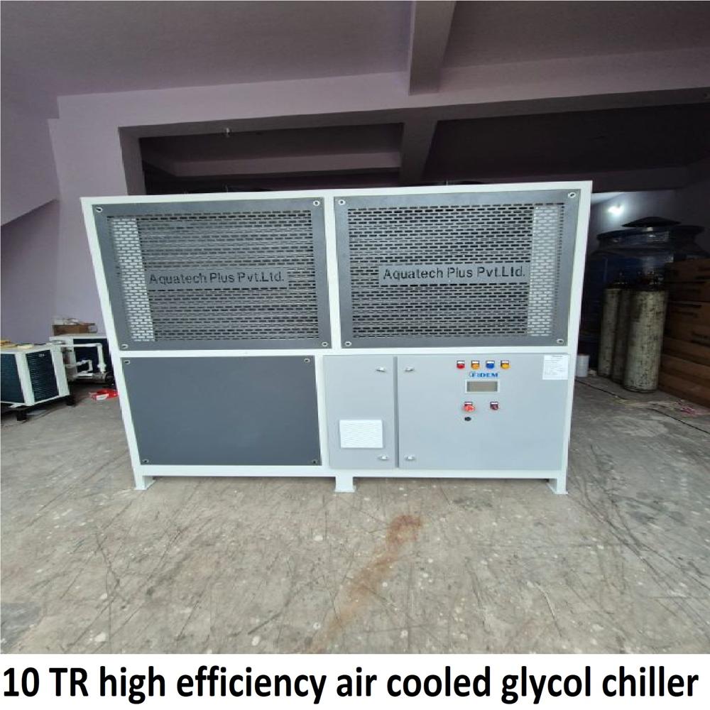 10 Tr High Efficiency Air Cooled Glycol Chiller - Application: Chilling Water