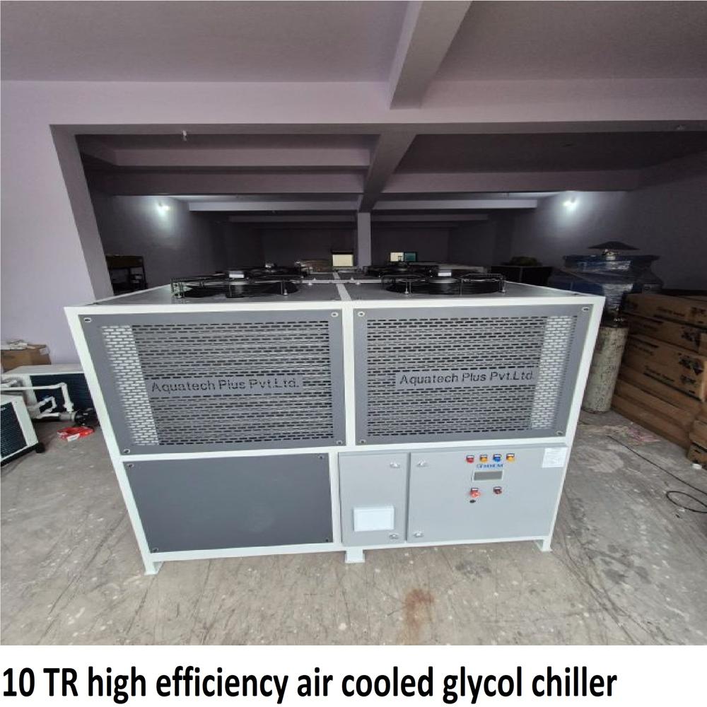 10 TR high efficiency air cooled glycol chiller