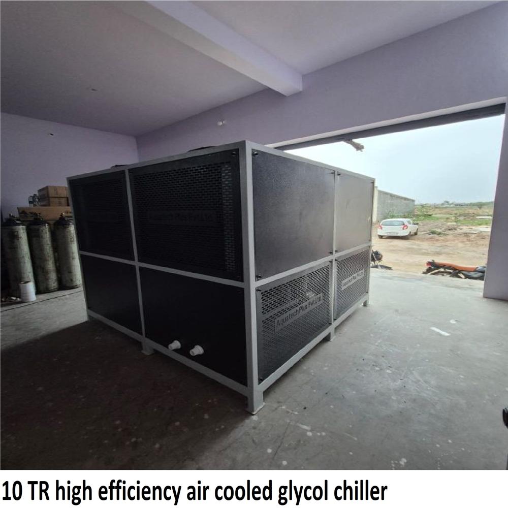 10 TR high efficiency air cooled glycol chiller