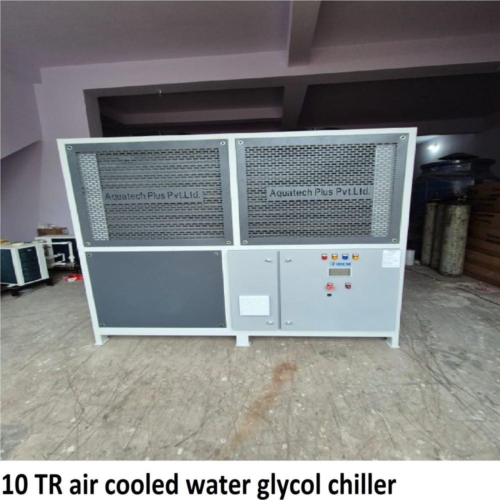 10 TR air cooled water glycol chiller