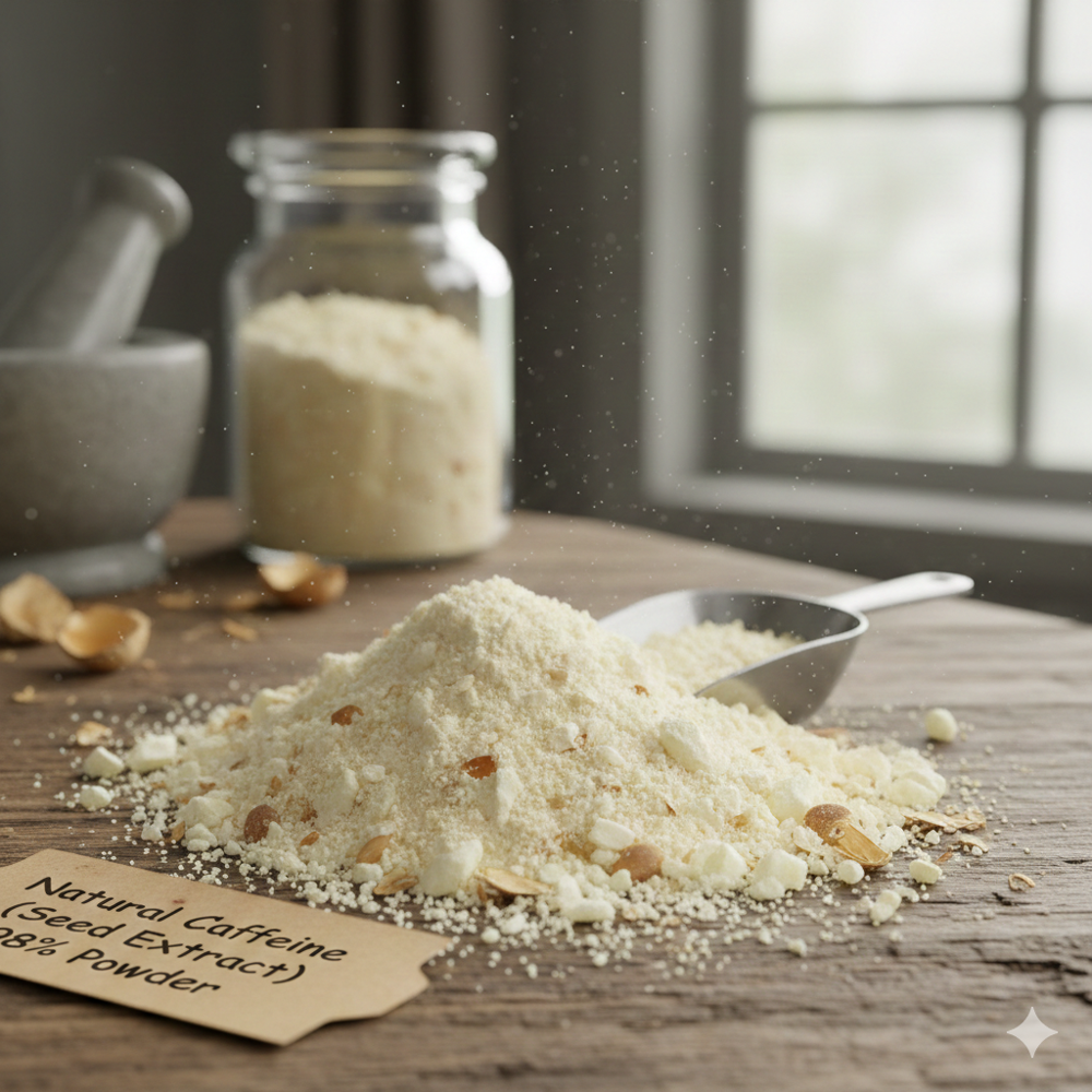 HerboMX Natural Caffeine (Seed Extract) 98% Powder