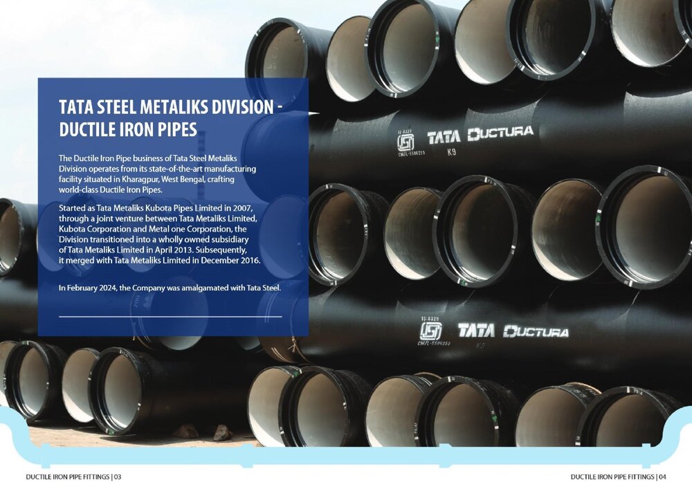 TATA DI Pipes/ Ductile iron pipe
