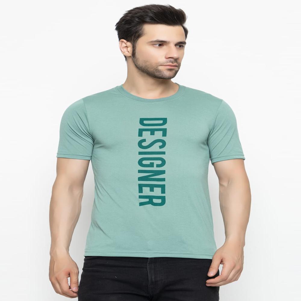 Men't printer round neck  T-shirt