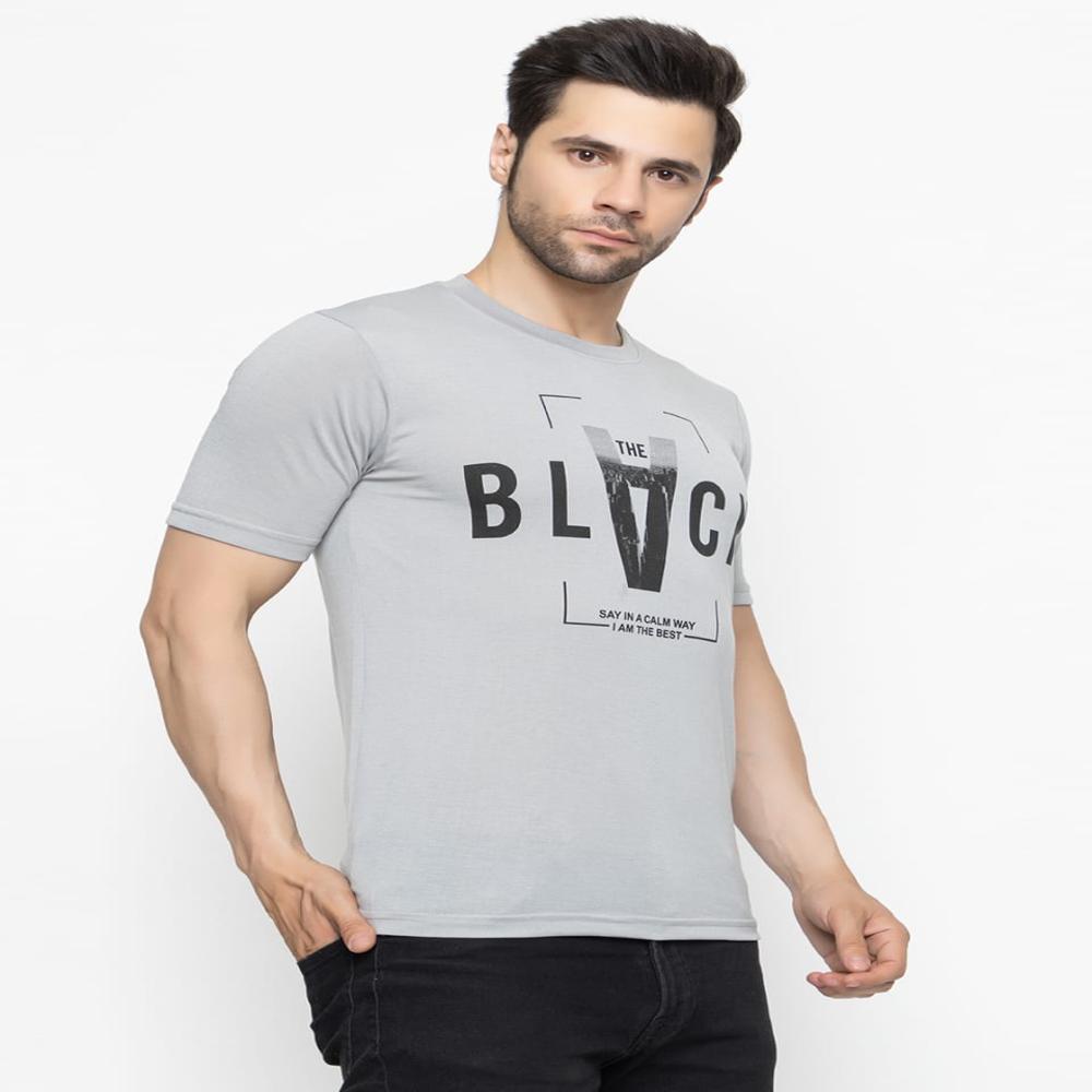 Men't printer round neck  T-shirt