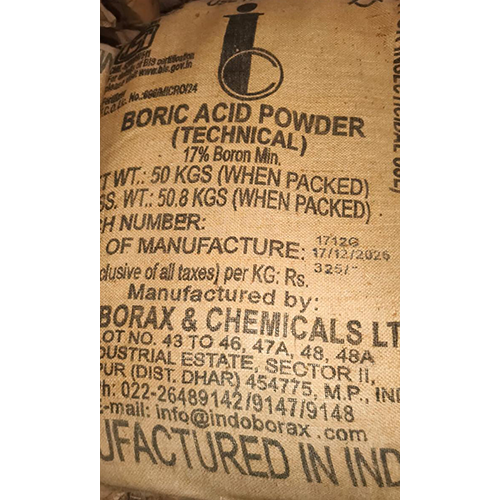Boric Acid Technical Granular - Application: Industrial