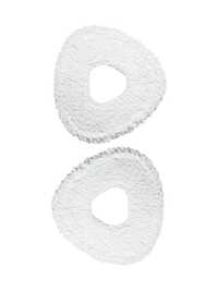 Mop Pads - Silver Ion Antibacterial - Color: White