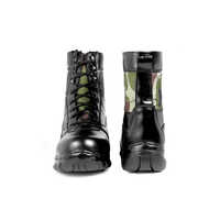 Light Weight Army Long Boot - Color: Black